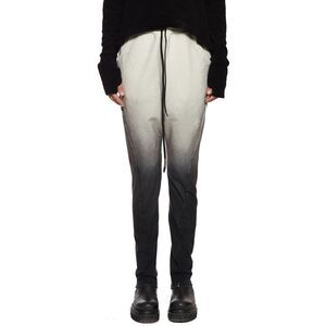NOSTRASANTISSIMA Women's Dip-Dye Jogger Pants Women BLACK-WHITE